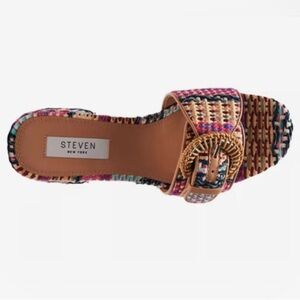 Steven by Steve Madden Women's Multicolor Woven Sandals